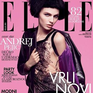 Andrej Pejić na naslovnoj strani magazina Elle