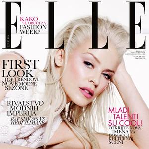 Kajli Minog na naslovnoj strani februarskog broja magazina Elle