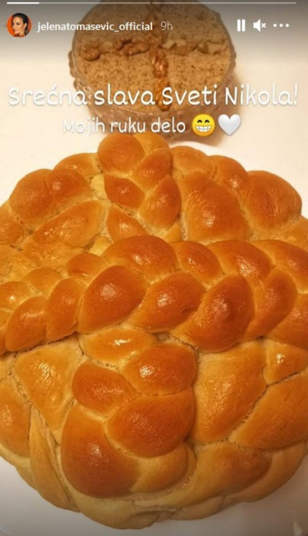 Slavski kolač Jelene Tomašević za Svetog Nikolu