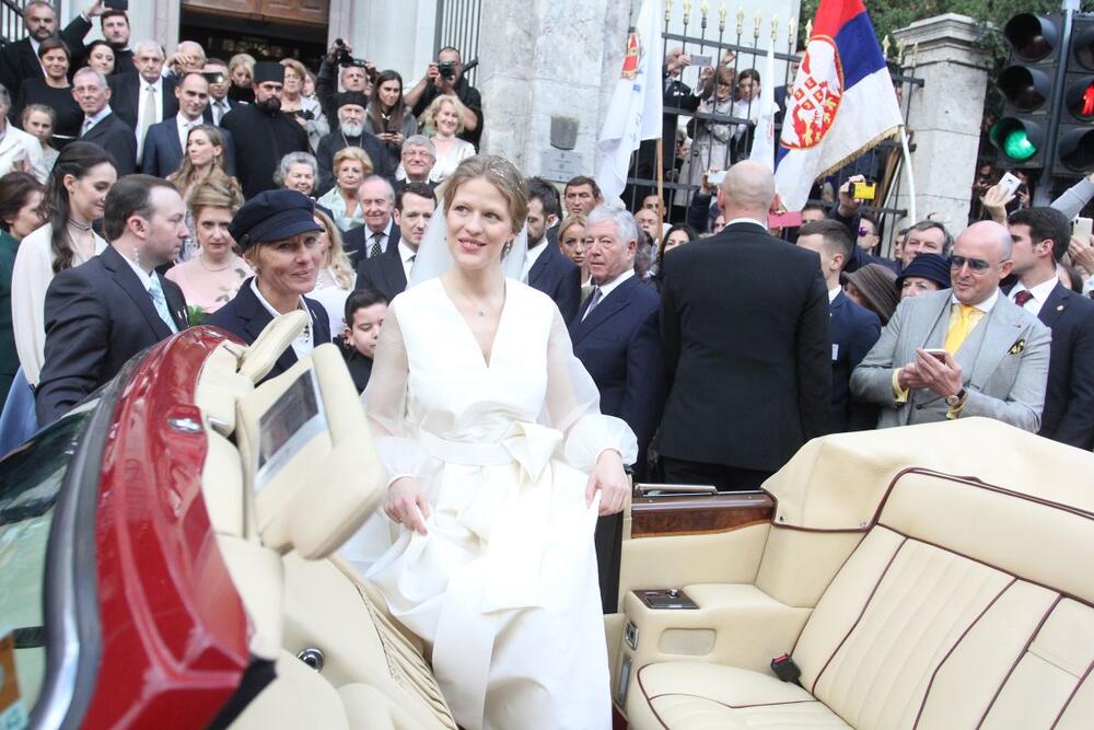 Princeza Danica Karađorđević na svom venčanju 2017. godine