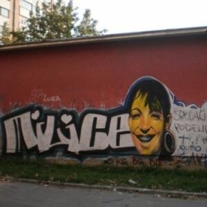Fanovi Milici Majstorović crtaju grafit i u Beogradu