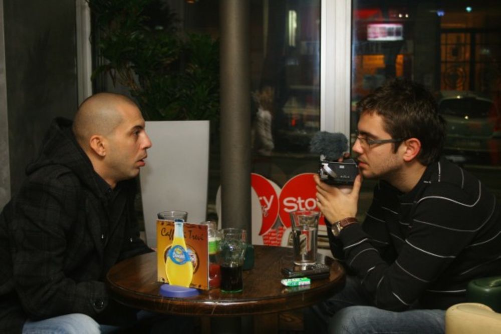 Milan Topalović i Danilo Mašojević, novinar magazina i portala Story