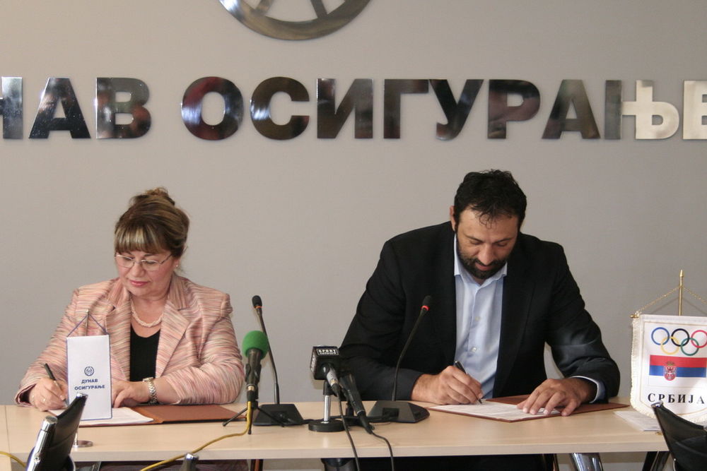 U prostorijama Kompanije Dunav osiguranje, potpisan je Ugovor o sponzorstvu između Kompanije Dunav osiguranje i Olimpijskog komiteta Srbije