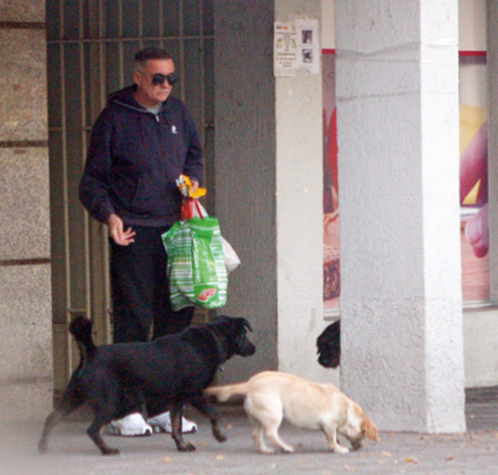 Poznati dramski pisac Dušan Kovačević, koji je nakon četrdeset godina rada nedavno postao i član Srpske akademije nauka i umetnosti, slobodan dan iskoristio je da ode u nabavku u obližnji supermarket