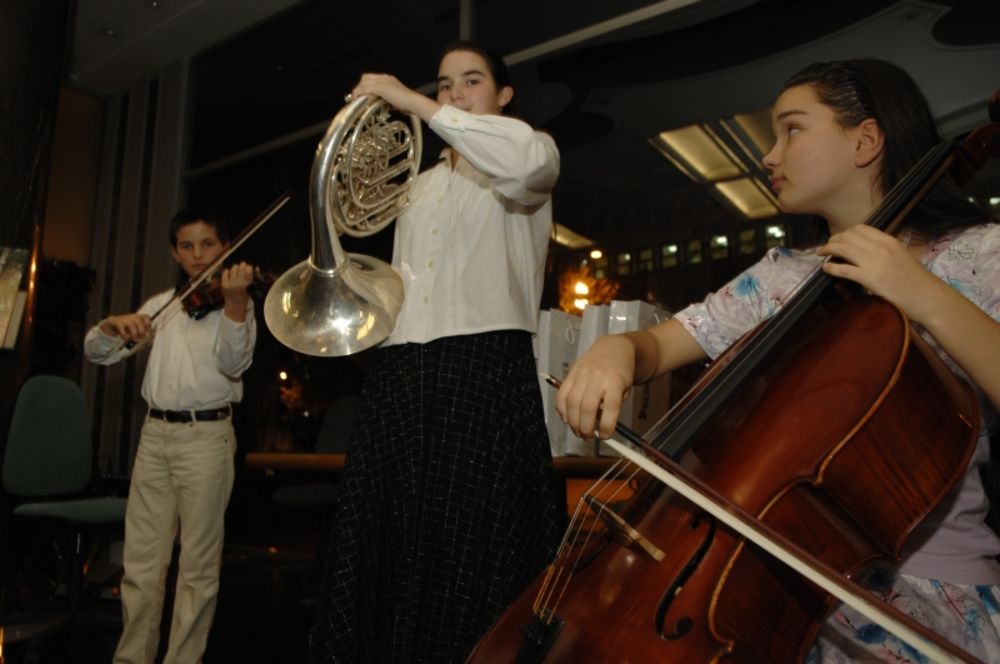 goste je zabavljao orkestar Libriko