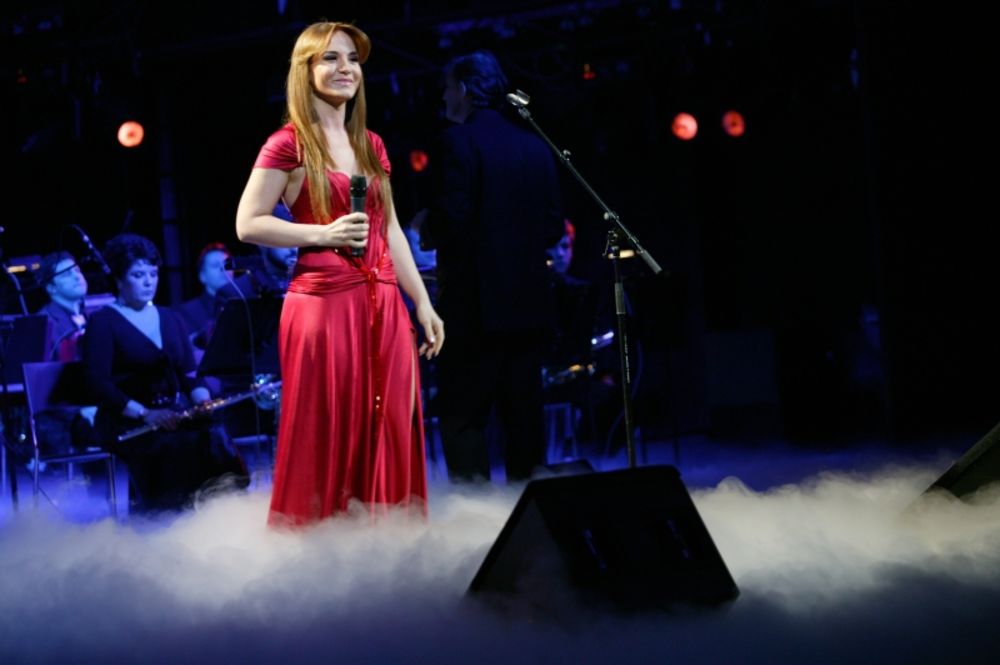 Jelena Tomašević na koncertu