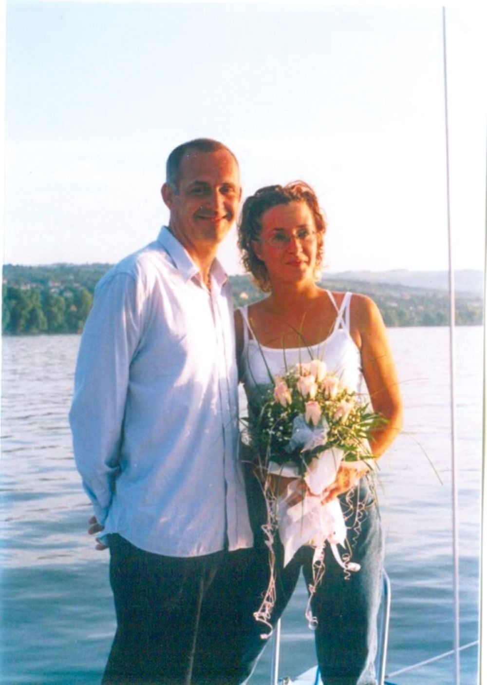 Tatjana Vojtehovski sa bivšim suprugom Srđanom