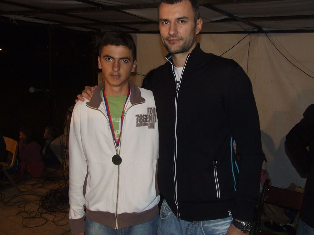 Milan Gurović i najbolji juniorski igrač Dušan Pajović