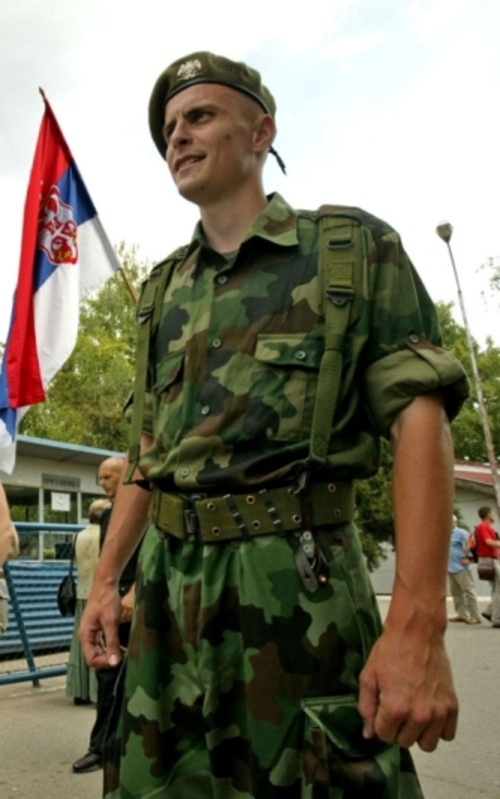 Vuk Kostić kao vojnik, jun 2007.