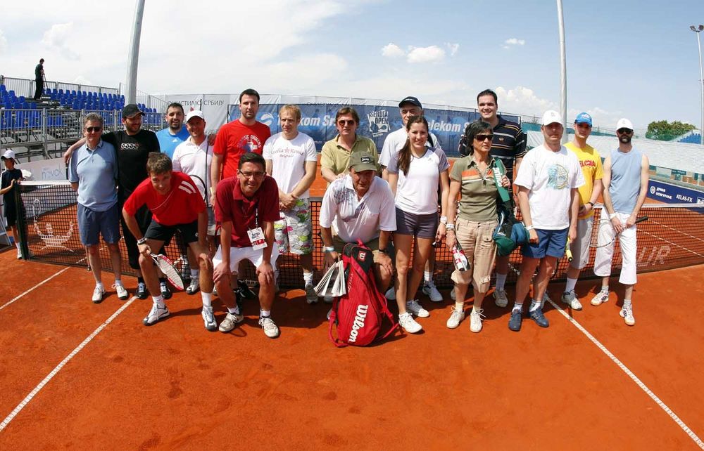 Učesnici Telekom Srbija Medija Open turnira