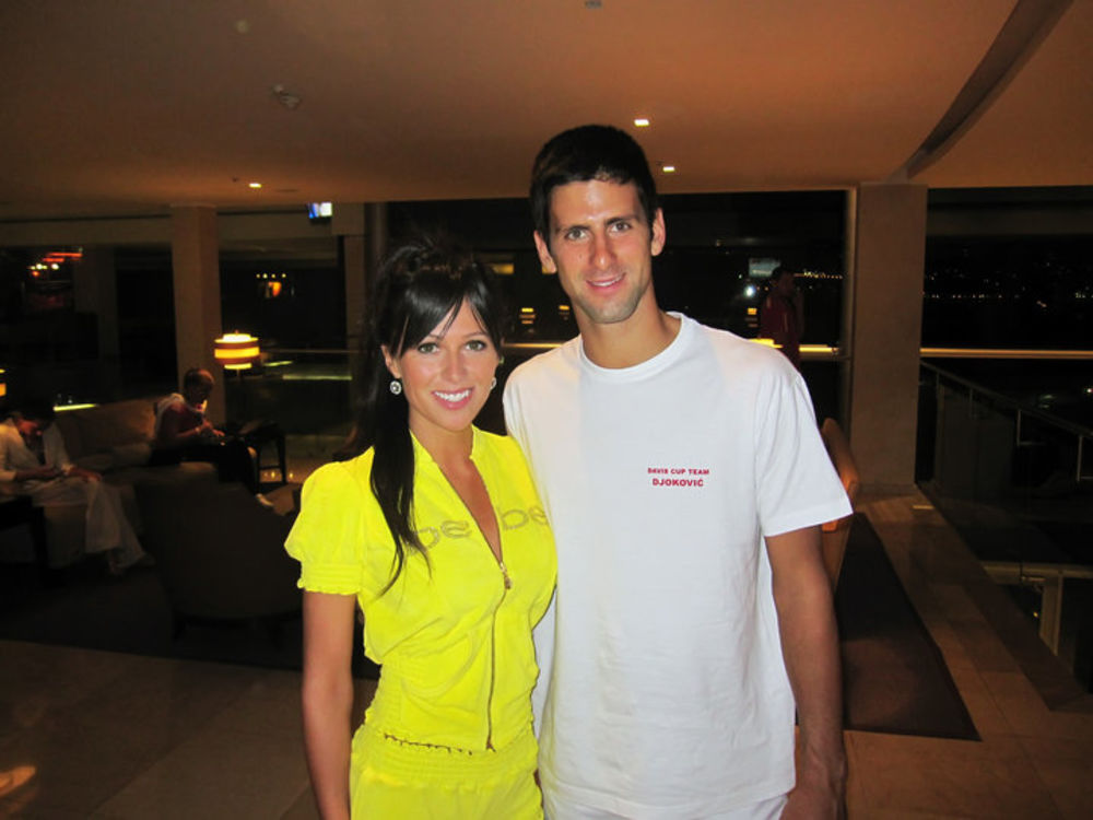 Atraktivna Stanija Dobrojević poslednjih dana uživa u druženju sa srpskim teniserom Novakom Đokovićem koji igra na tensikom turniru US Open