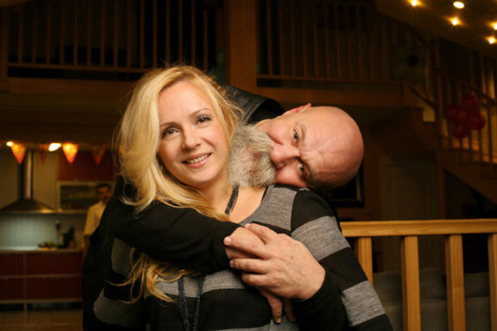 Ljubiša Stojanović Luis sa suprugom Silvanom