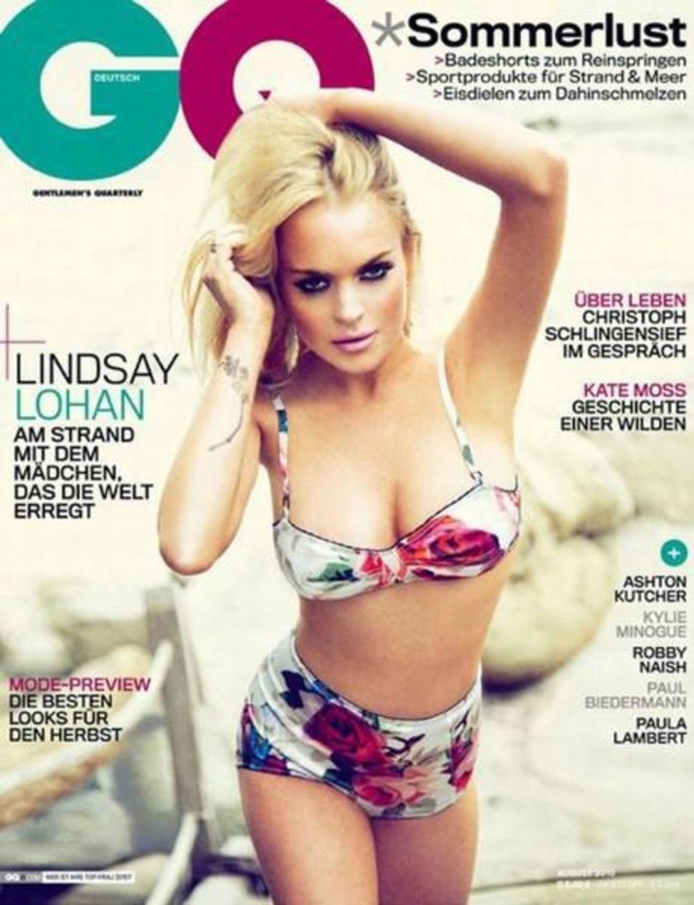 Kontroverzna glumica Lindzi Lohan pre odlaska u zatvor slikala se u izazovnom izdanju za novi broj nemačkog izdanja magazina GQ.