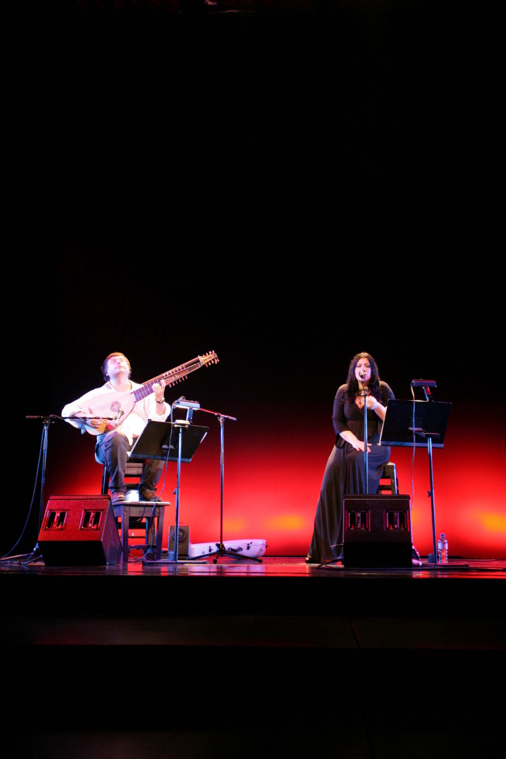 Makedonska muzička diva Kaliopi i renomirani virtuoz gitare i laute Edin Karamazov beogradskoj su publici u Pozorištu na Terazijama priredili nesvakidašnji muzički doživljaj.