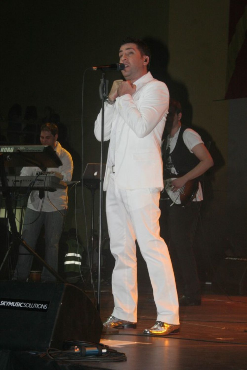 Pop zvezda Željko Joksimović održao je sinoć spektakularan koncert u dvorani Boris Trajkovski u Skoplju.