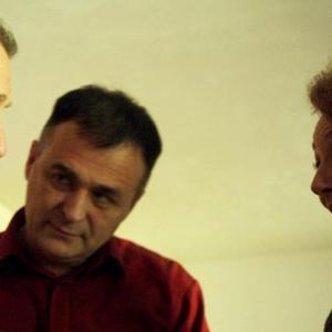 Branislav Lečić, Ljiljana Dragutinović i Đuza Stojiljković u filmu Oktobar