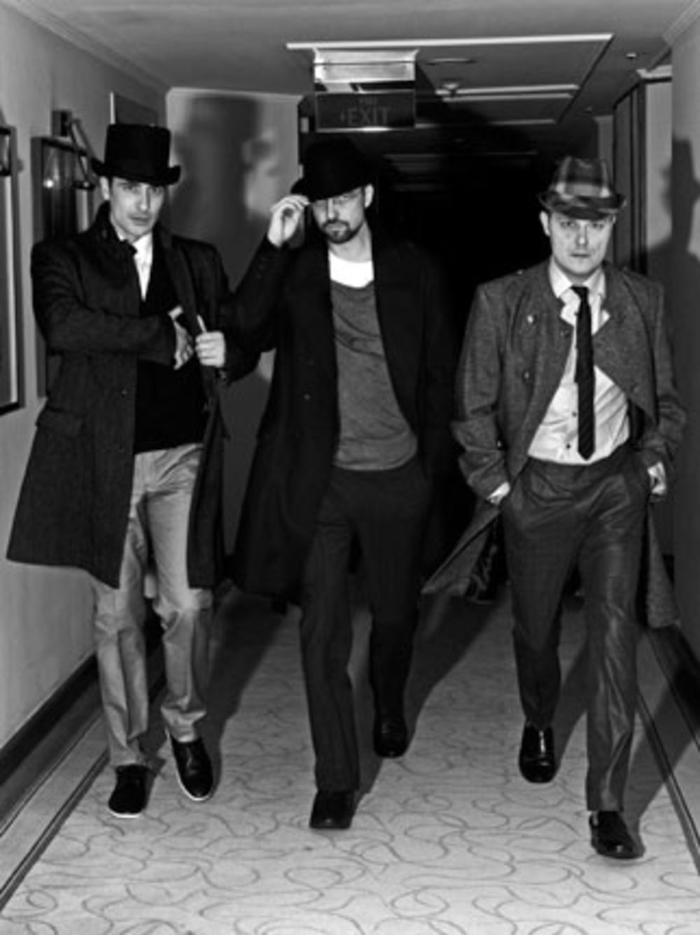 voditelji Dnevnika Slavko Beleslin, Goran Dimitrijević, Vladimir Jelić