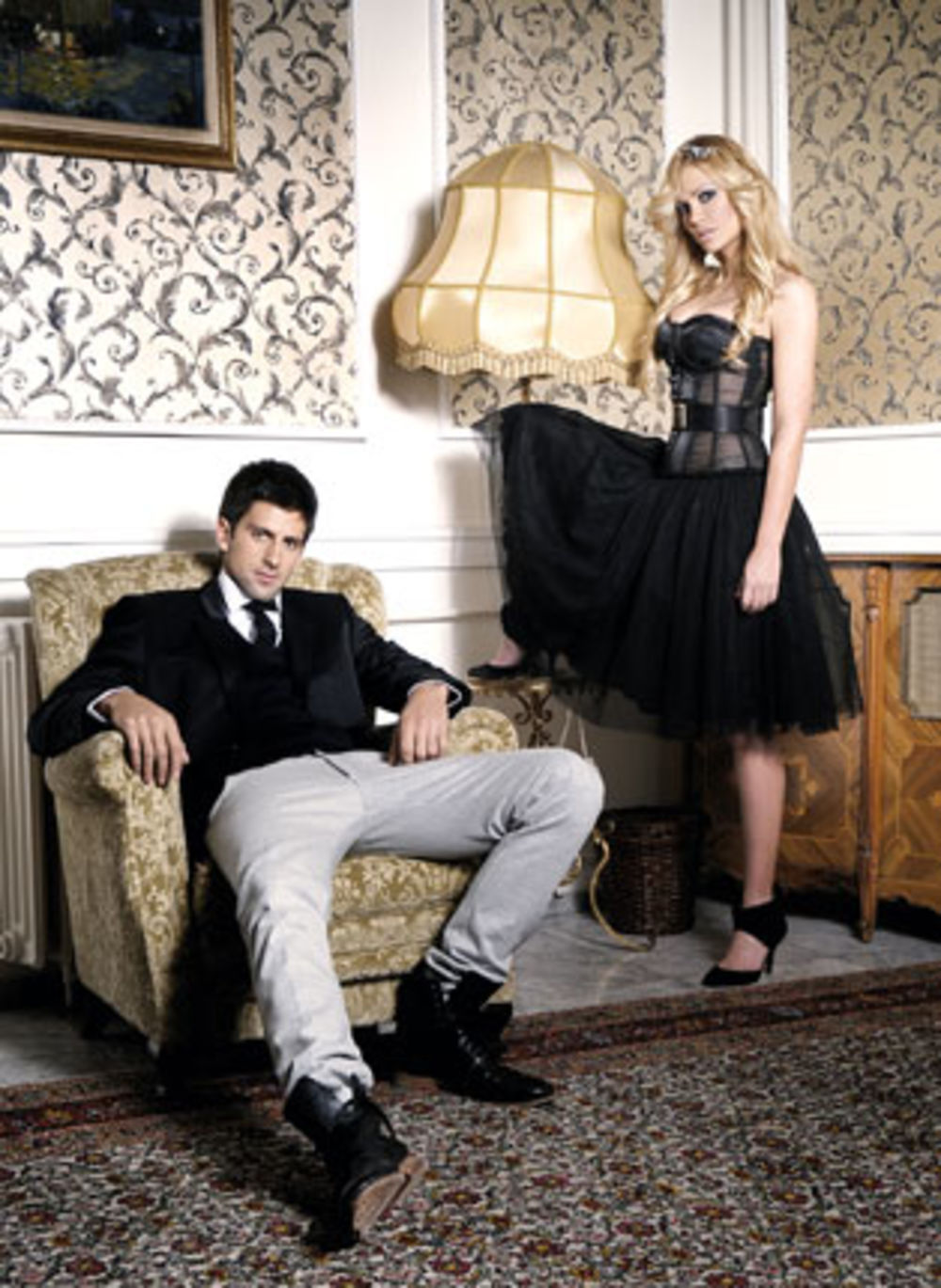 Nataša Bekvalac i Novak Đoković