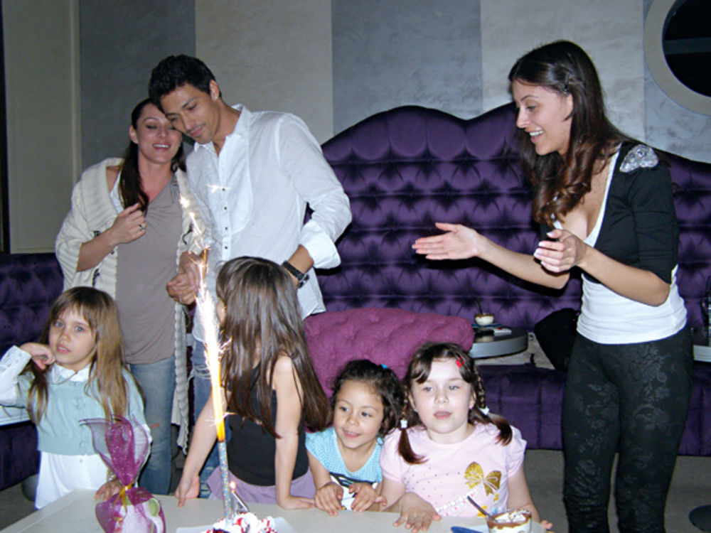 Na rođendanu Anabeline ćerkice Nine - april 2010