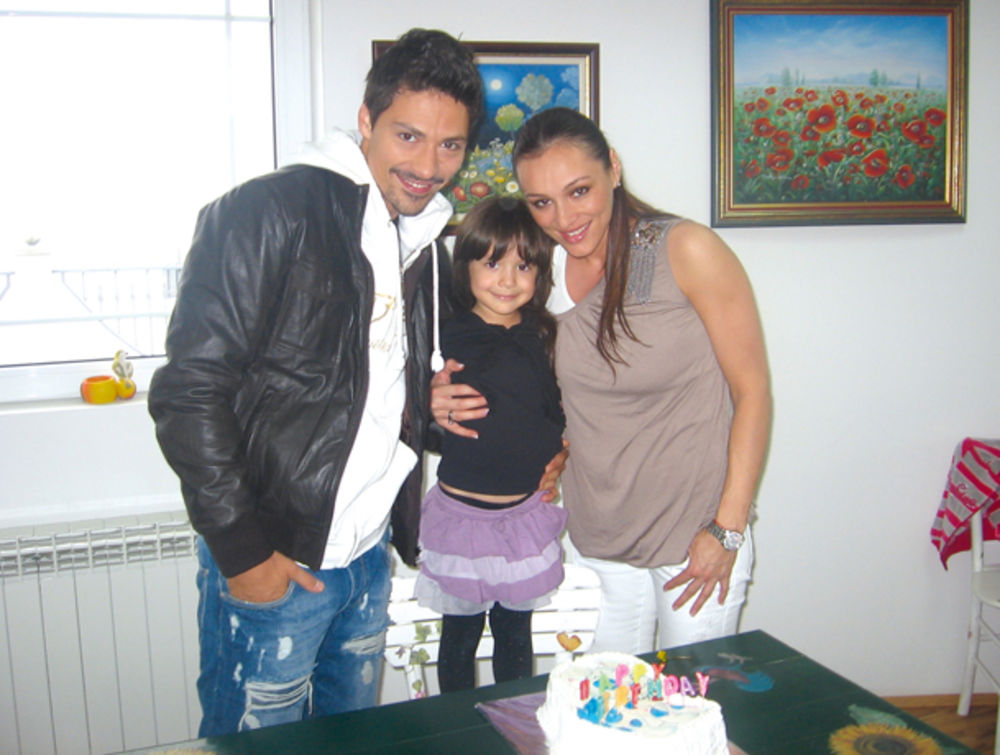 Na rođendanu Anabeline ćerkice Nine - april 2010