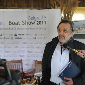 Dragan Nikolić promoter Belgrade Boat Show 2011