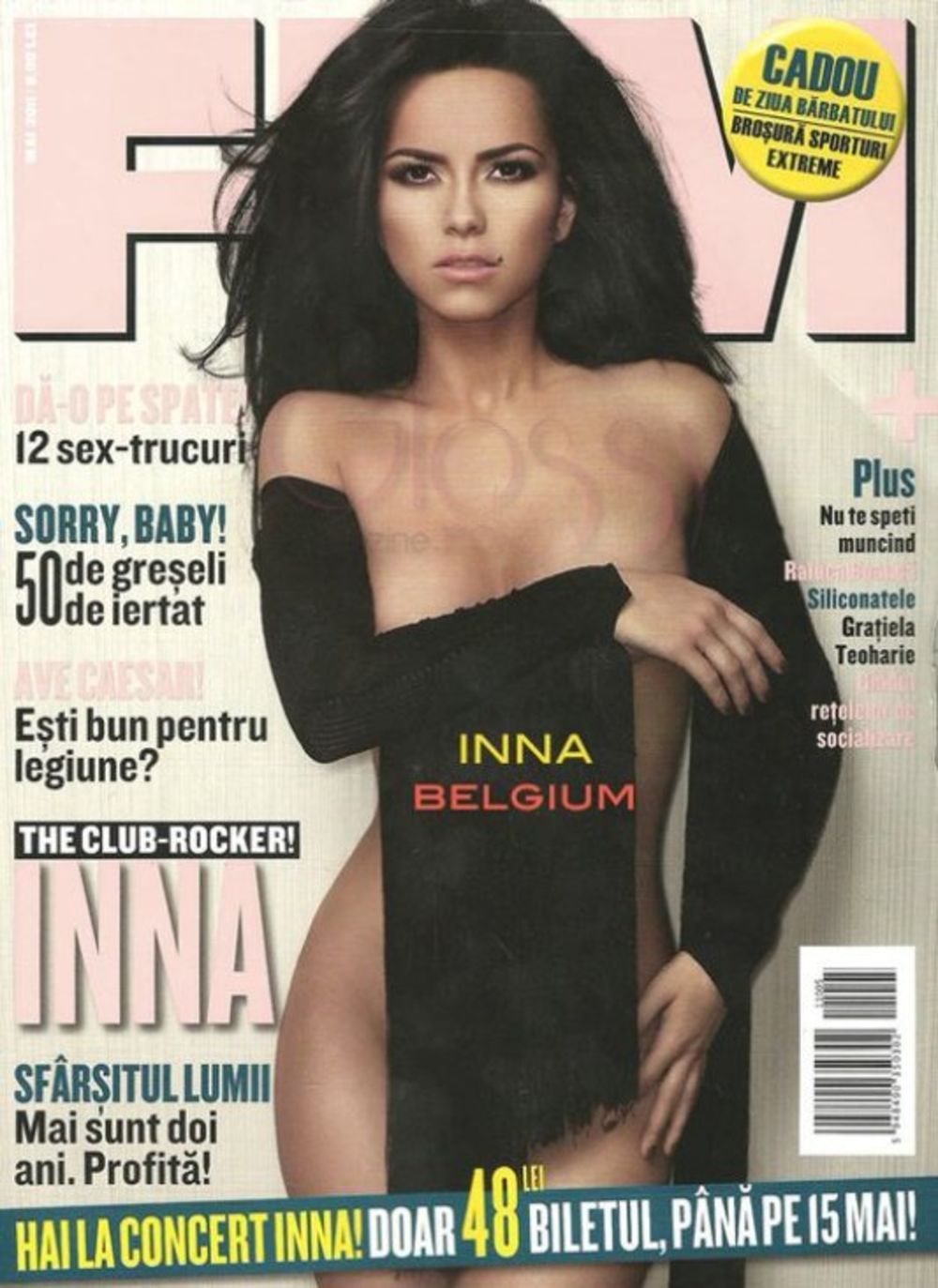 Zgodna pevačica Inna pokazala je svoje atribute u majskom izdanju magazina FHM koje se plasira na rumunsko tržište. Zvezda dance i house muzičke scene pre tri godine izdala je prvi singl Hot, nakon čega je počeo njen uspon u karijeri, atraktivna dama obradovać