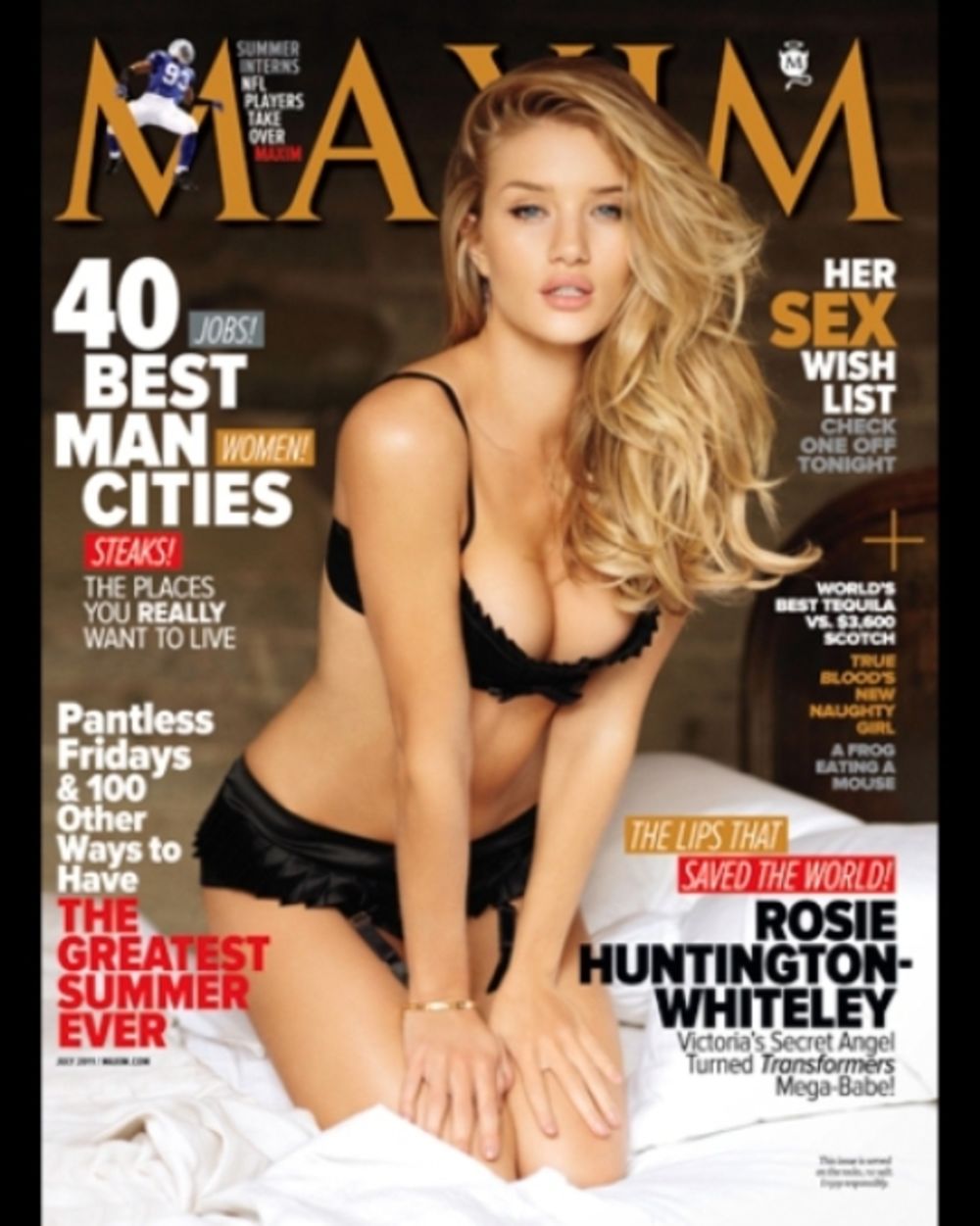 Pošto je prošlog meseca magazin Maxim proglasio Rouzi Hantington &ndash;Vajtli najseksi ženom na svetu, britanska lepotica fotografisala se za izazovni editorijal ovog časopisa, neodoljivu damu publika će uskoro moći da vidi i u trećem nastavku filma Transformers, u