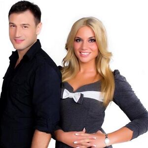 Ana Mandić i Sava Radović u ulozi domaćina emisije Jutro plus