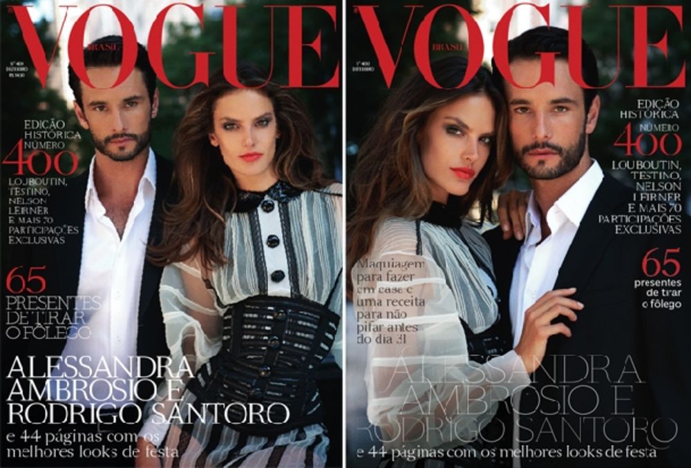 Dvoje internacionalno proslavljenih zvezda, seksepilna muza brenda Victoria’s Secret i zavodnik iz holivudskih filmova i brazilskih serija Rodrigo Santoro pozirali su za naslovnicu i editorijal magazina Vogue koji je u njihovoj domovini doživeo svoje četiristo