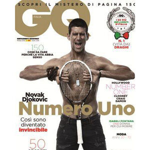 Novak na naslovnici italijanskog izdanja časopisa GQ