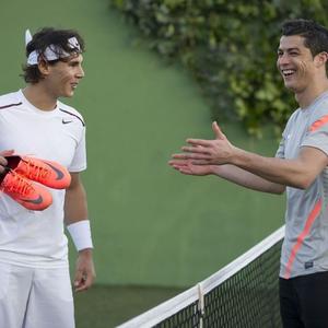 Kristijano Ronaldo pobedio Rafaela Nadala u tenisu (Video)
