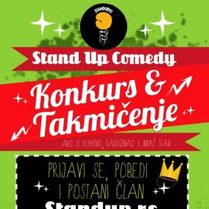 Stand Up Comedy konkurs i Takmičenje: Otvoreni mikrofon vol 4