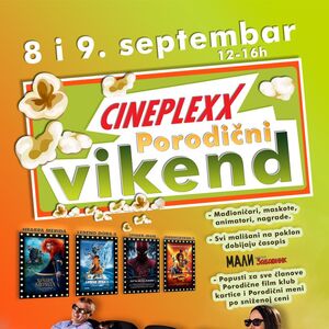 Porodični vikend u bioskopima Cineplexx 8. i 9. septembra