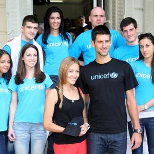 Novak Đoković na druženju sa klubom prijatelja UNICEF-a