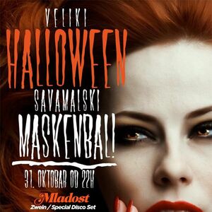 Veliki Halloween maskenbal sutra u klubovima Brankow, Mladost i Ludost
