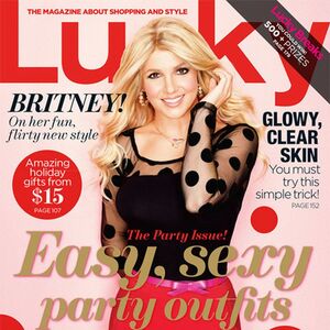 Britni Spirs na naslovnici magazina Lucky