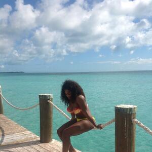 Serena Vilijams: Odmor na Bahamima