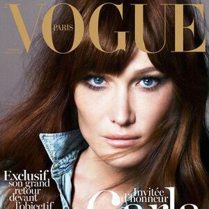 Karla Bruni na naslovnici Vogue-a kao dvadesetogodišnjakinja