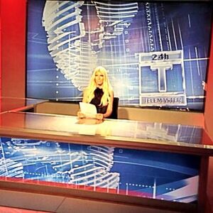 Jelena Karleuša čitala vesti na TV Happy
