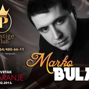 Marko Bulat peva u klubu Prestige za Dan zaljubljenih