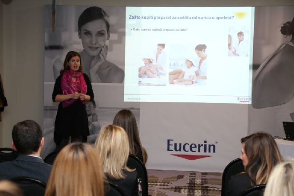 U hotelu Falkensteiner održana je promocija Eucerin Sun preparata za sunčanje. Posetioci su imali priliku da se informišu o najvažnijim pitanjima kada je u pitanju zaštita prilikom izlaganja suncu, a u tome su im pomogli Nada Miletić Nevajda, direktorka farmac