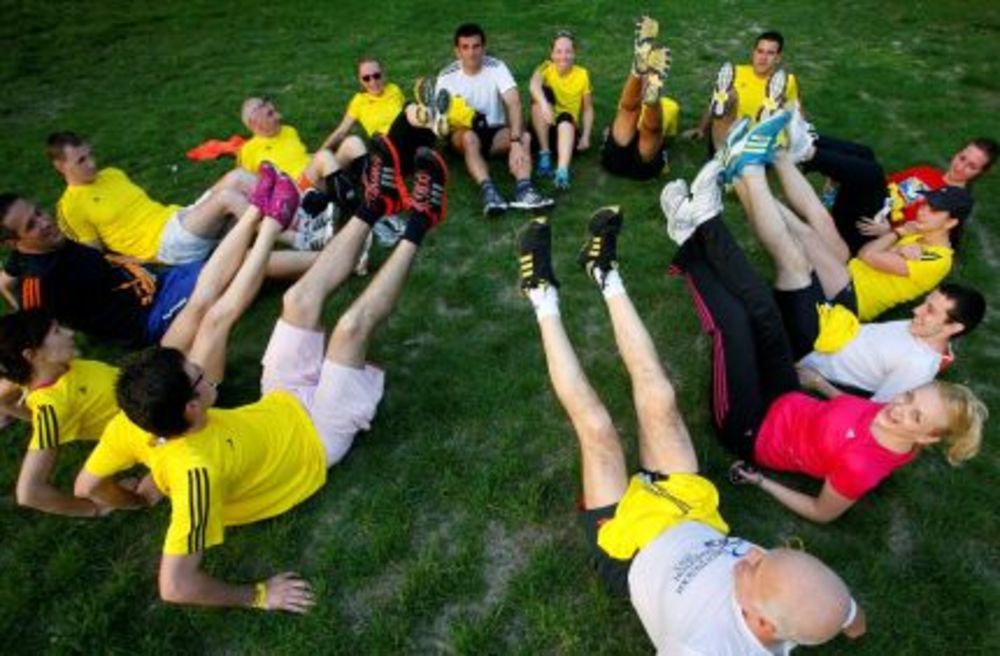 adidas Run and FUN ekipa uživala u još jednom treningu na Adi Ciganliji! Funneri, Fitteri i Weight loss ekipa ponovo su zajedno trčali nakon Beogradskog maratona, i pokazali kako ih i dalje drži takmičarski duh i isti cilj, da završe svoju trku!