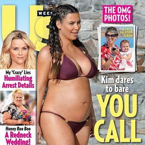 Ponosna trudnica: Kim Kardašijan u bikiniju