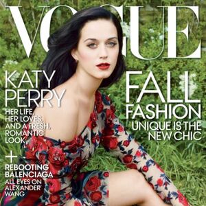 Keti Peri na naslovnici magazina Vogue