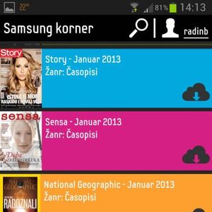 Magazin Story dostupan preko Samsung Korner aplikacije