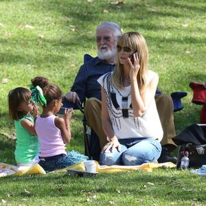 Hajdi Klum: Piknik sa ćerkicom
