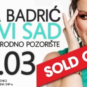 Nina Badrić rasprodala koncert u Novom Sadu