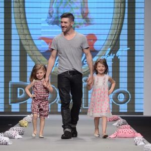 Nikola Rađen i Milan Gromilić s decom na 24. Fashion Selectionu