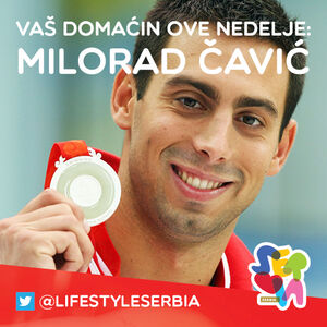 Milorad Čavić prvi ambasador Srbije na Twitteru