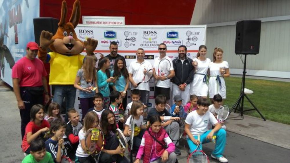 Uprkos varljivom vremenu, poznate ličnosti i njihove mlađe kolege ukrstili su rekete i najavili održavanje tradicionalnog humanitarnog Hugo Boss teniskog turnira zakazanog za 21. i 22. jun na TC Novak.